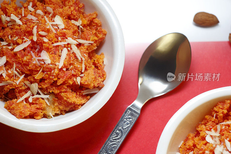 自制胡萝卜布丁/Gajar Halwa/印度甜点